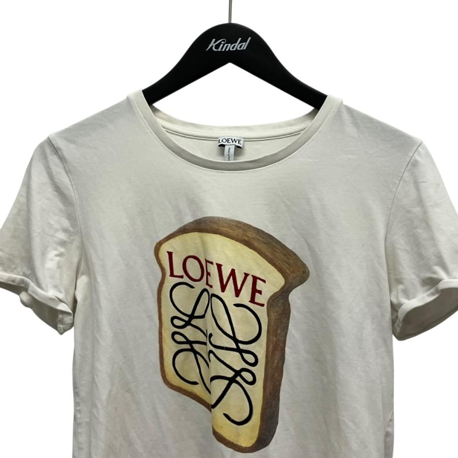 LOEWE（ロエベ） 食パンプリントロゴTシャツ 17155612107 ホワイト