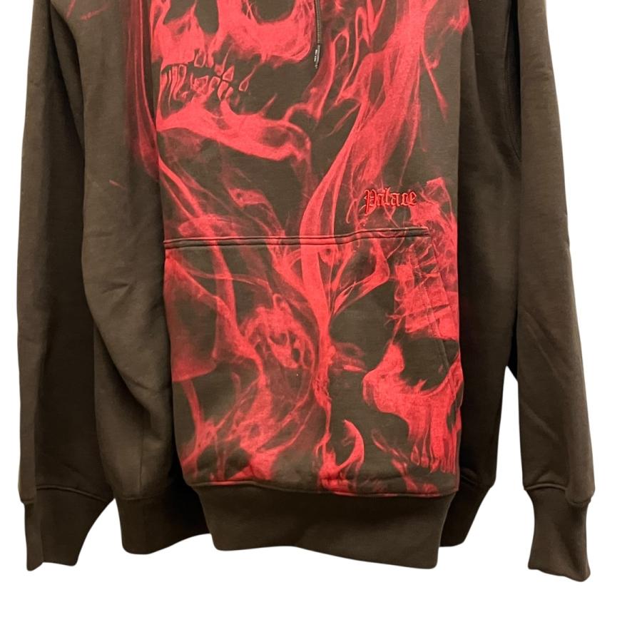 PALACE スカル スモーク パーカー L PALACE（パレス） スカルプリントプルオーバーパーカー SMOKED HOOD