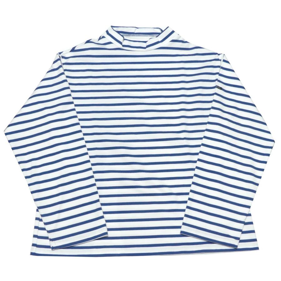 値下げ】OUTIL TRICOT GER トリコジェ ボーダー モックネック バスク