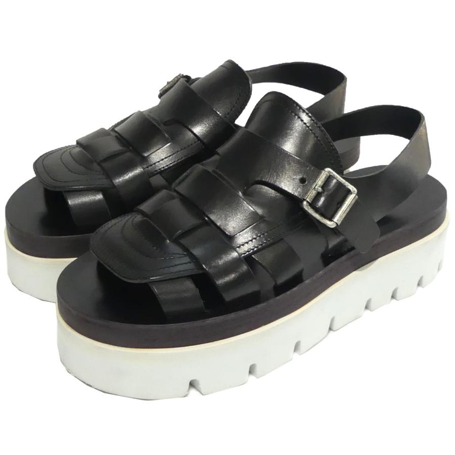 MM6 Maison Margiela MM6 Wedge sandals プラットフォーム 厚底 レザー 