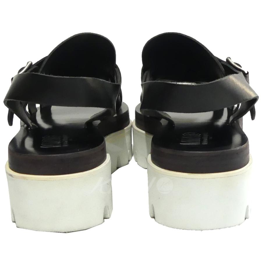 MM6 Maison Margiela MM6 Wedge sandals プラットフォーム 厚底 レザー 
