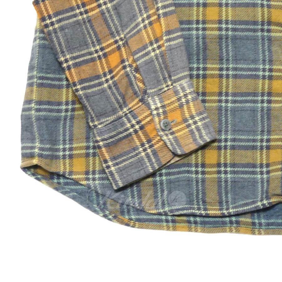 2018AW sacai エンブロイダリーチェックシャツ フランネル サイズ2 2018AW sacai エンブロイダリーチェックシャツ フランネル サイズ2