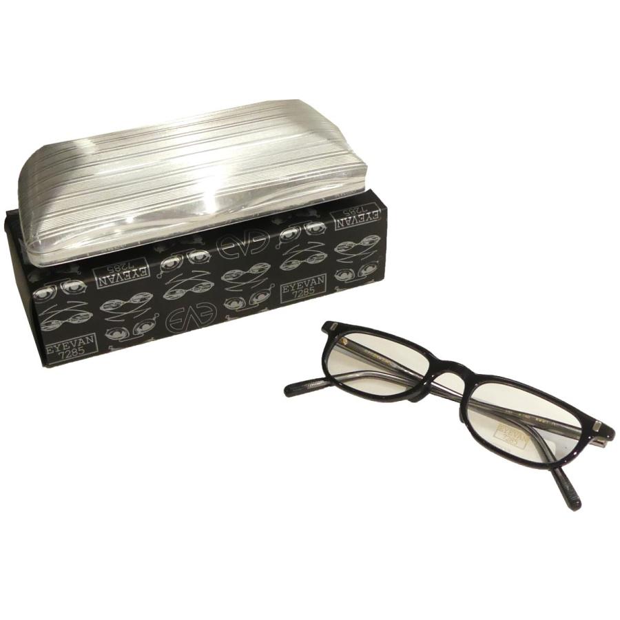 EYEVAN 7285 MODEL 333 スクエア ナロータイプ 眼鏡 ブラック EYEVAN 7285 MODEL 333 スクエア ナロータイプ 眼鏡 ブラック
