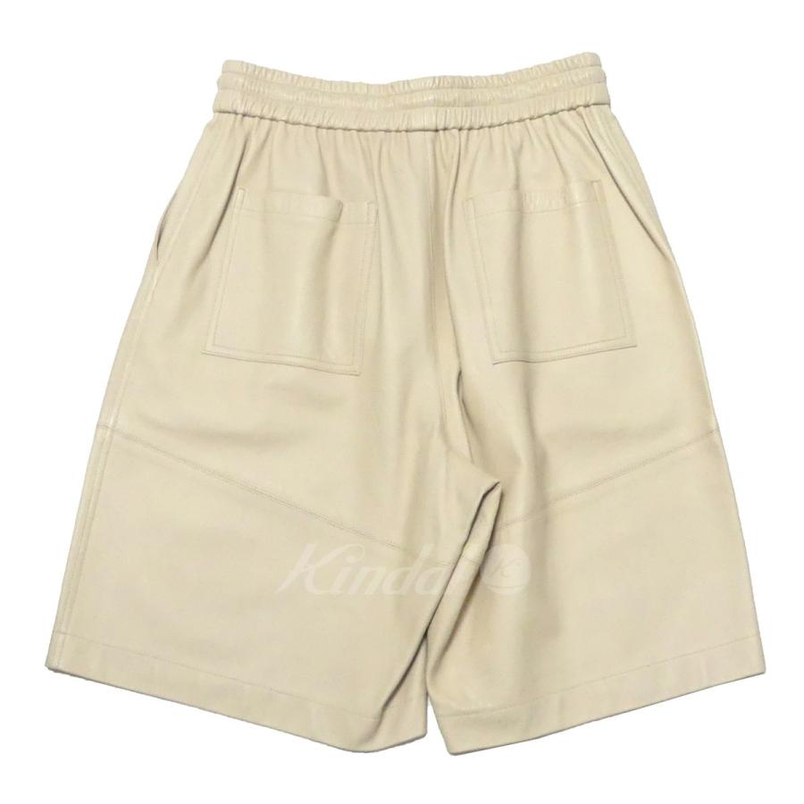 AURALEE 20SS LAMB LEATHER SHORTS ナッパラン加工 ラム レザー AURALEE 20SS LAMB LEATHER SHORTS ナッパラン加工 ラム レザー