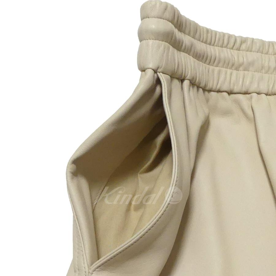 AURALEE 20SS LAMB LEATHER SHORTS ナッパラン加工 ラム レザー AURALEE 20SS LAMB LEATHER SHORTS ナッパラン加工 ラム レザー
