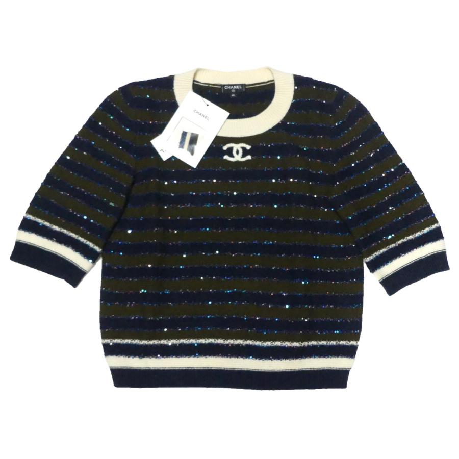 シャネル CHANEL 20SS クルーズコレクション スパンコール ボーダー 5