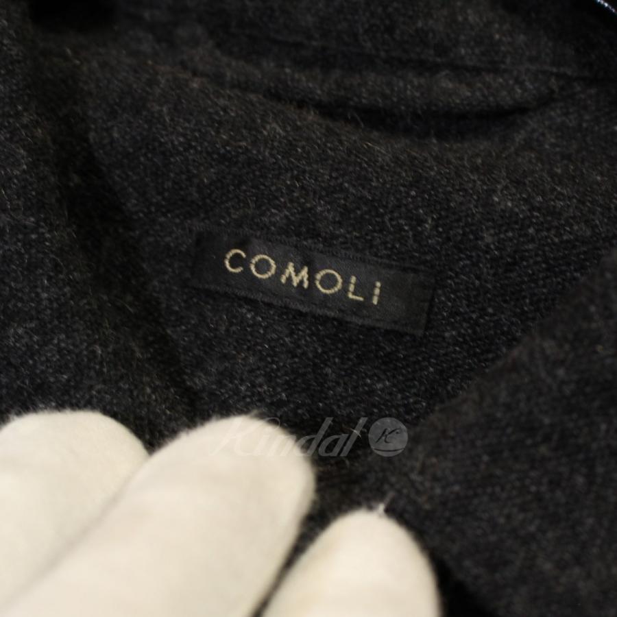 値下げ】COMOLI 23SS カシミヤ和紙 シャツジャケット グレー サイズ：1 