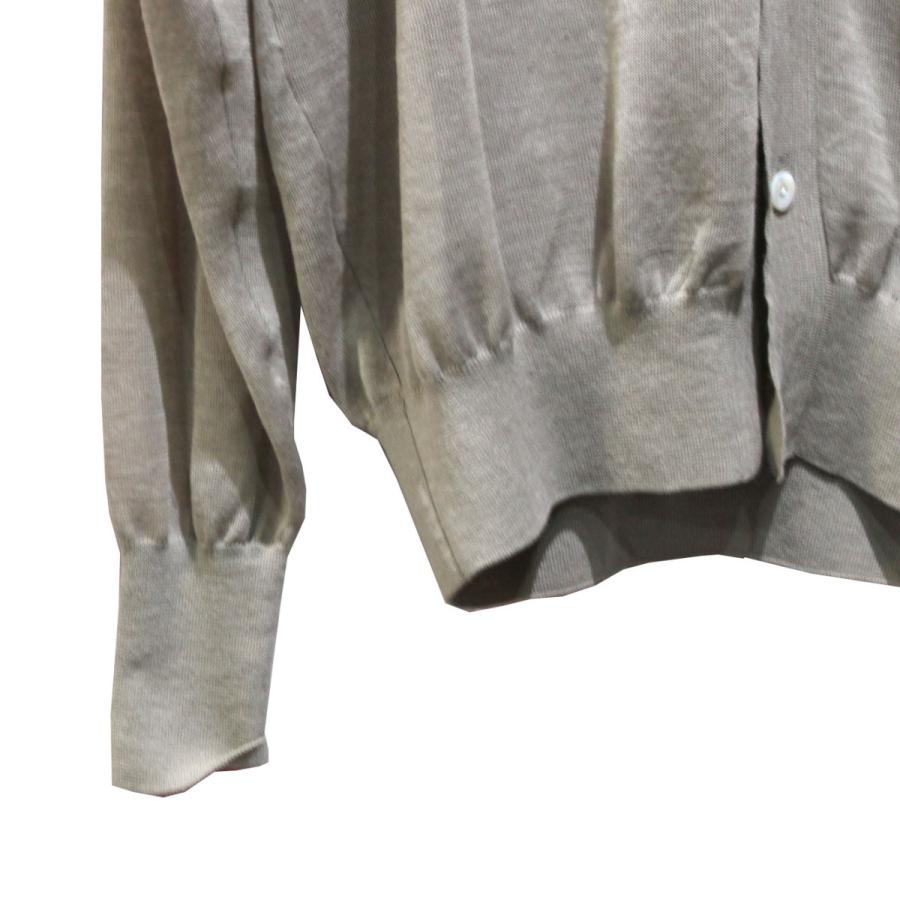 ヘリル HERILL 22SS Ramie Highgauge Cardigan ラミー ハイゲージ  