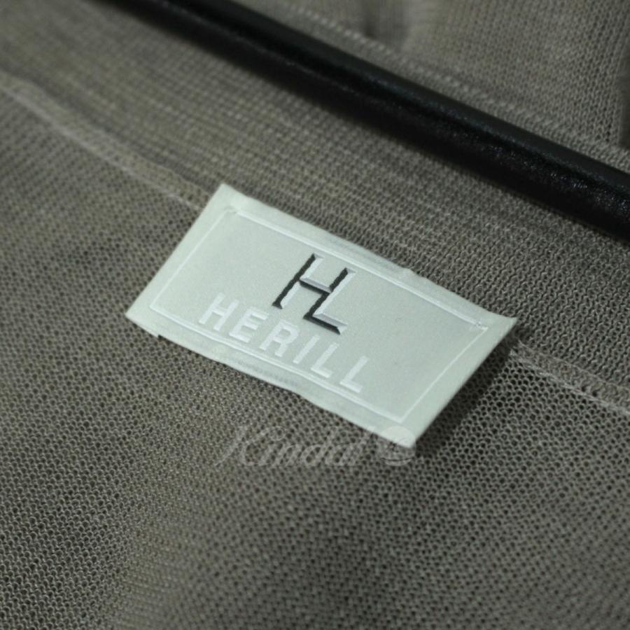 ヘリル HERILL 22SS Ramie Highgauge Cardigan ラミー ハイゲージ  