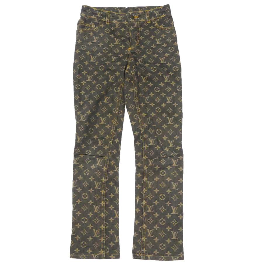 ルイヴィトン LOUIS VUITTON モノグラム デニム パンツ ジャガード 
