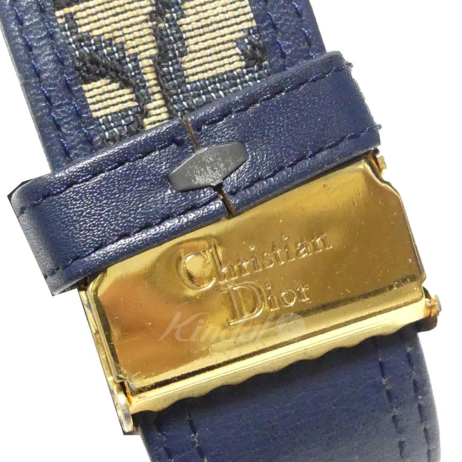 Christian Dior クリスチャンディオール トロッター キャンバス×レザー 