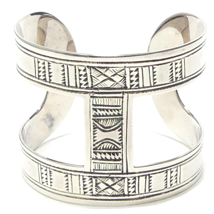 エルメス HERMES Tuareg silver トゥアレグPM シルバー バングル 