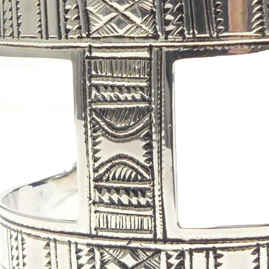 エルメス HERMES Tuareg silver トゥアレグPM シルバー バングル 