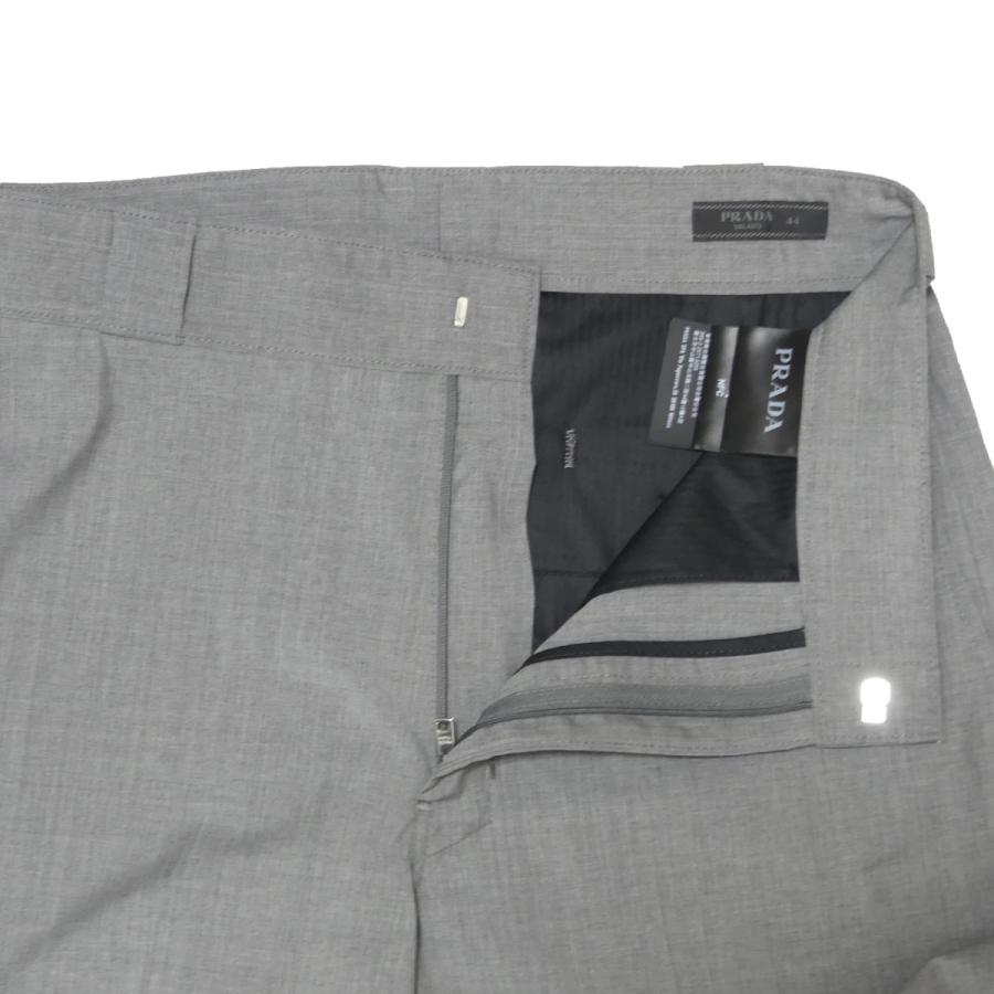 PRADA プラダ 22SS ウール スラックス パンツ グレー サイズ:44 PRADA プラダ 22SS ウール スラックス パンツ グレー サイズ:44