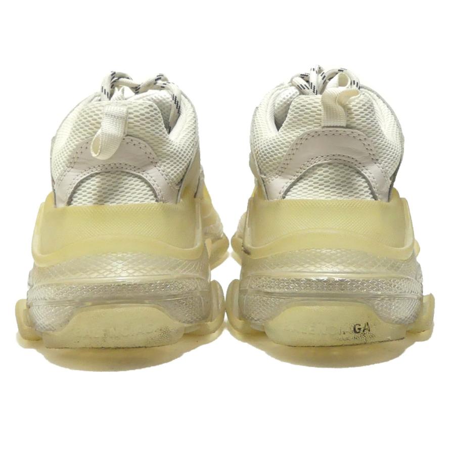 値下げ】BALENCIAGA トリプルS メッシュ×レザー スニーカー アイボリー 