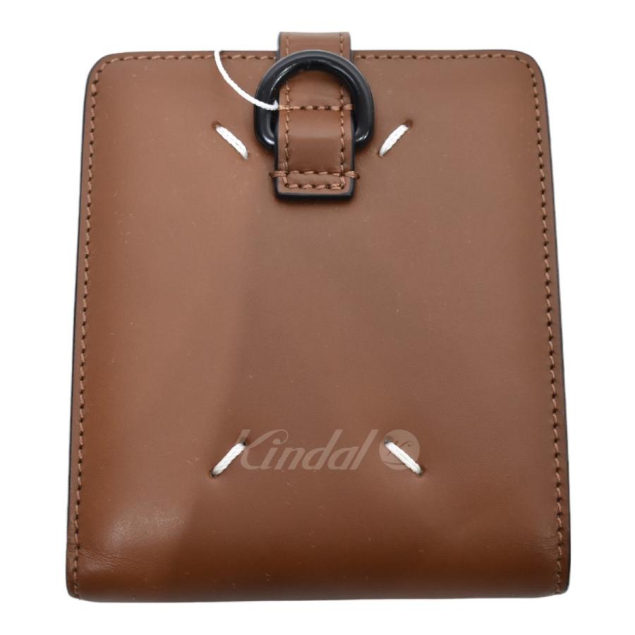 値下げ】Maison Margiela ネックストラップ付き 2つ折り財布  