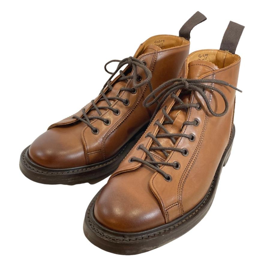 Trickers モンキーブーツ M6077 ライトブラウン サイズ：7 1／2(25  