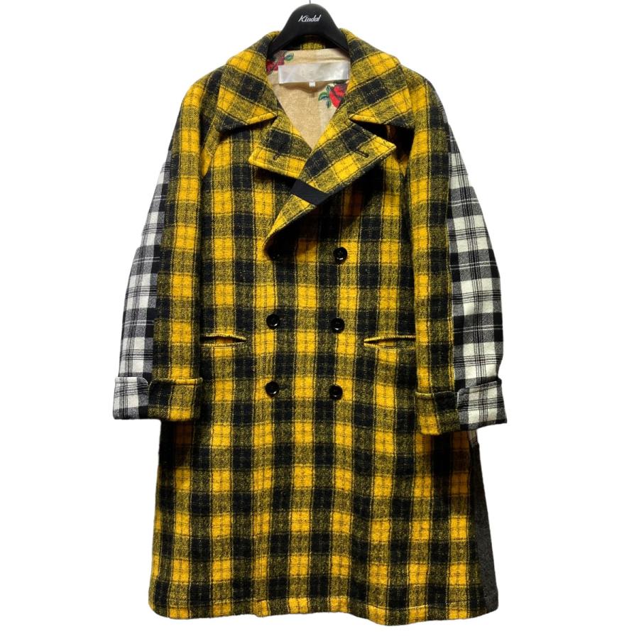 値下げ】tao COMME des GARCONS 22AW タータンチェック切替コート TJ 