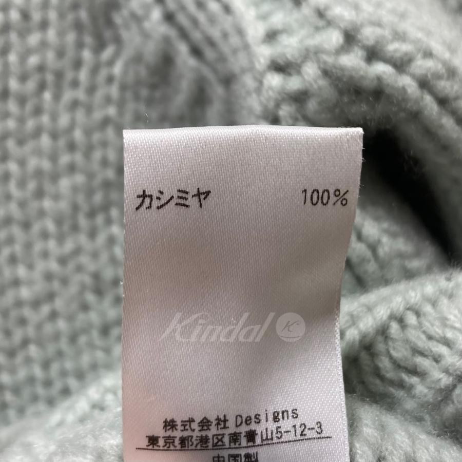 値下げ】BLAMINK カシミヤ100％肉厚タートルネックニット 7913-106 