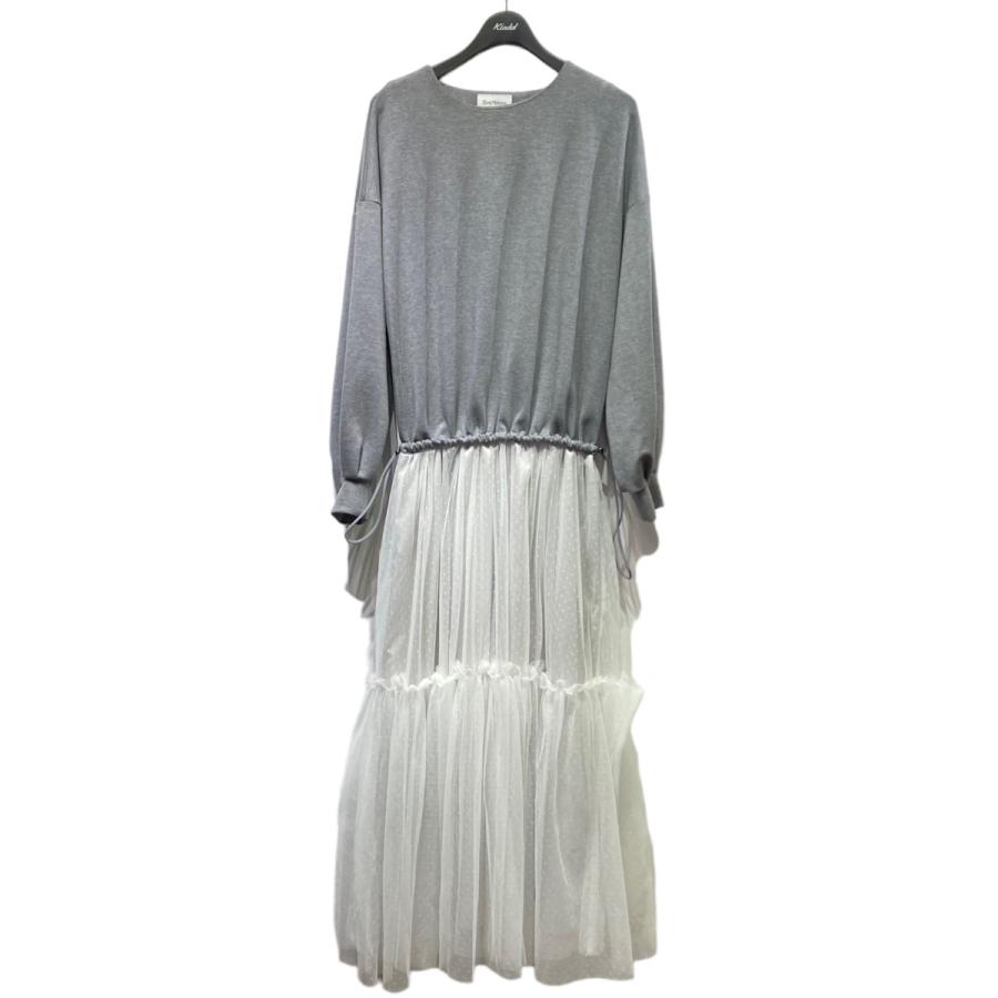 rosy monster 【値下げ】rosy スウェット切り替えチュールロング  