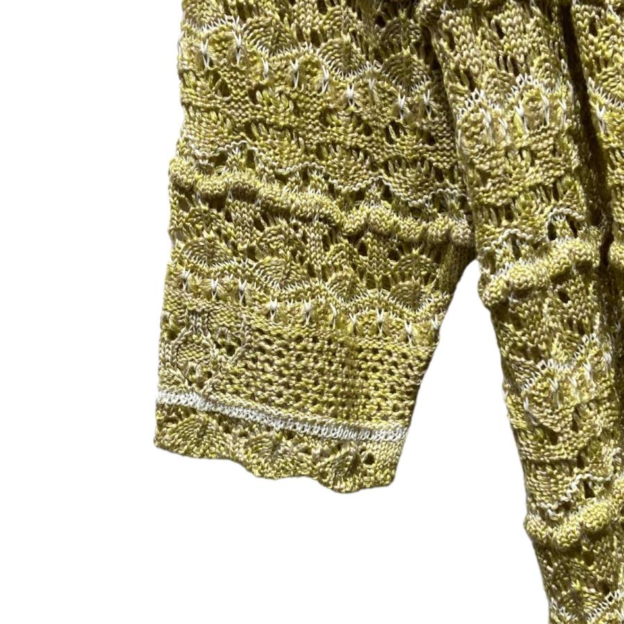値下げ】mame kurogouchi Floral Watermark Wrap-Front Knitted Dress 