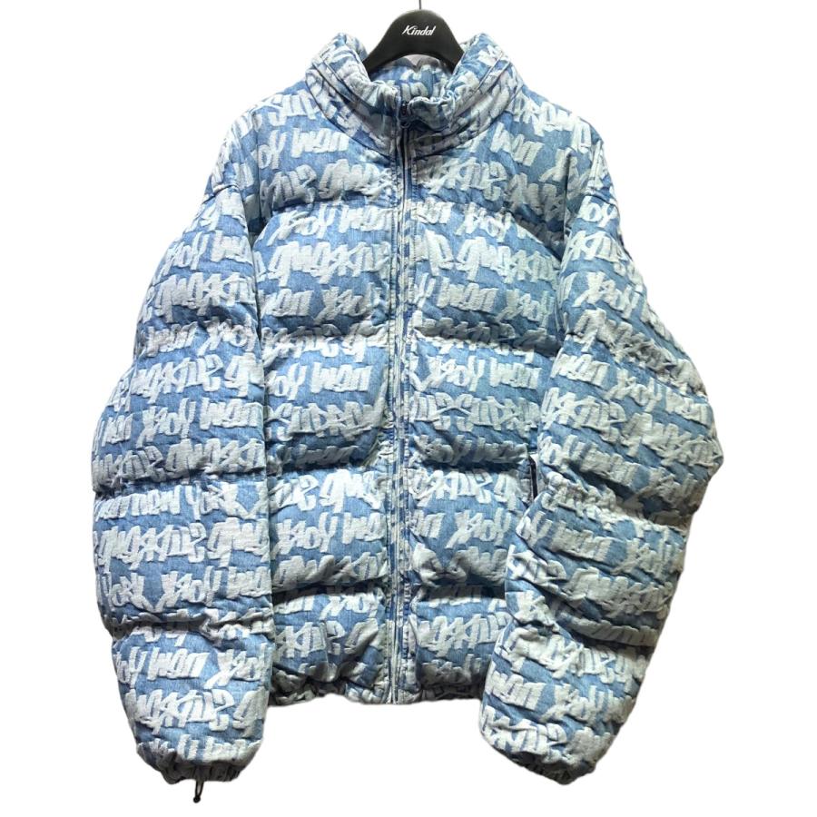 シュプリーム SUPREME Fat Tip Jacquard Denim Puffer Jacket パフィー