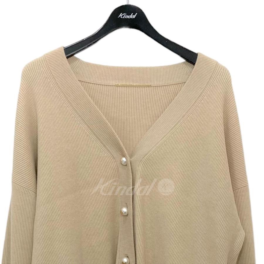 Deuxieme Classe 【値下げ】MUSE de 23SS PEAL BUTTON カーディガン 23 
