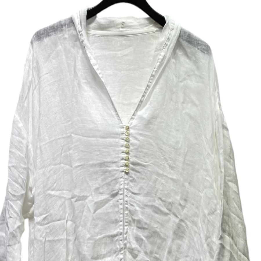 nest Robe ネストローブ 23SS ショールカラー リネンガーゼ ロング 