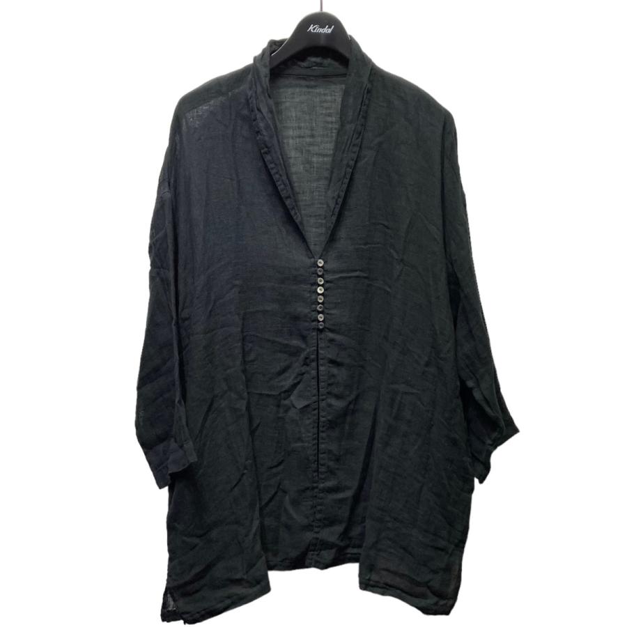 値下げ】nest Robe 23SS リネンガーゼ ロングカーディガン 01232-1347 