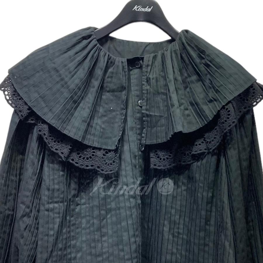 rosy monster 【値下げ】rosy プリーツブラウス RMTB-1921S ブラック  