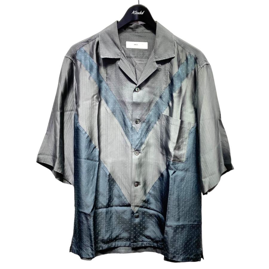 値下げ】TOGA VIRILIS Cuora Jacquard mix S／S shirt 半袖シャツ TV11  