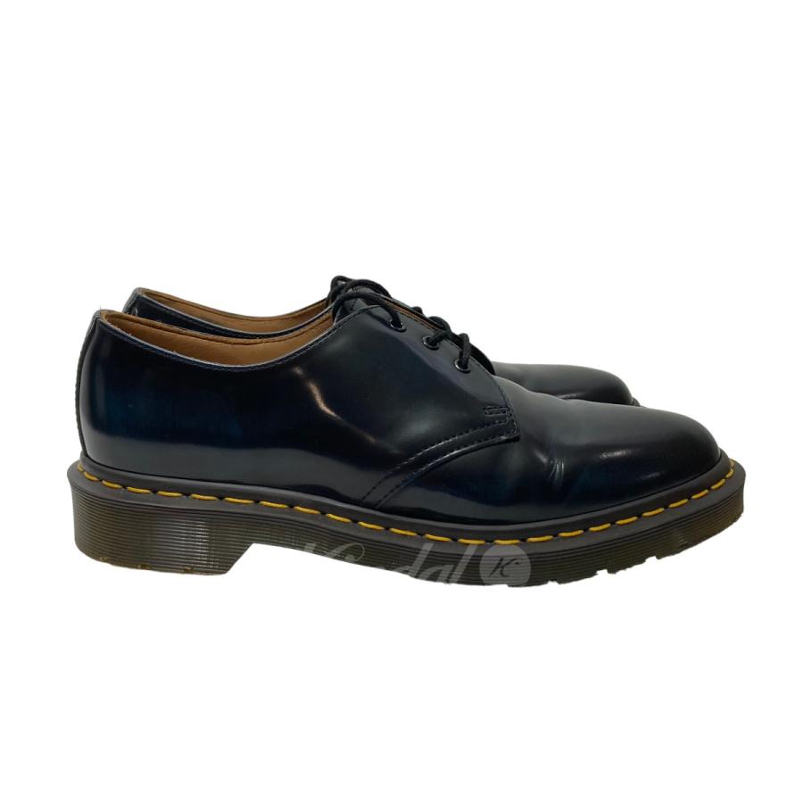 を安く買 【値下げ】Dr Martens ×COMME des GARCONS HOMME DEUX レザーシューズ MIE1461 ネイビー サイズ：41 (EC)