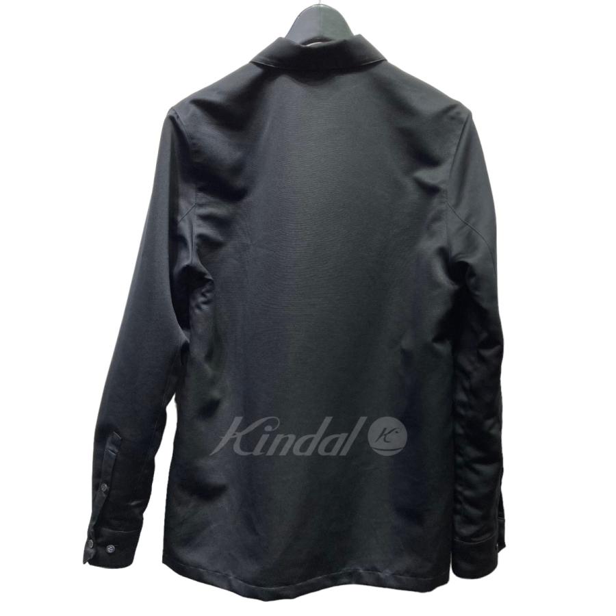 undercover プリーツ付き黒シャツ サイズ1 undercover プリーツ付き黒シャツ サイズ1
