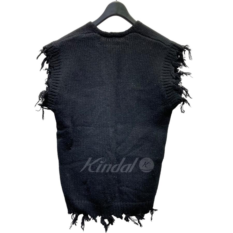 値下げ】PERVERZE Crash Boxy Knit Vest ウールベスト 0119030504 