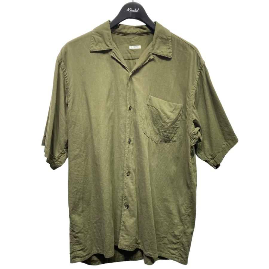 コモリ COMOLI ベタシャン オープンカラーシャツ T01-02012 オリーブ 