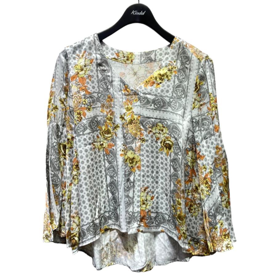 値下げ】GRACE CONTINENTAL バンダナフラワープリントトップ  