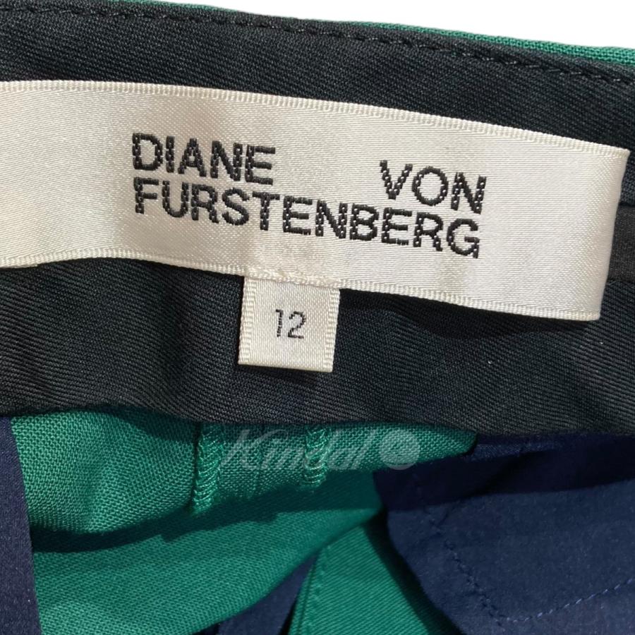 ダイアンフォンファステンバーグ DIANE von FURSTENBERG スラックスパンツ　11520DVF グリーン サイズ：12｜kindal｜05