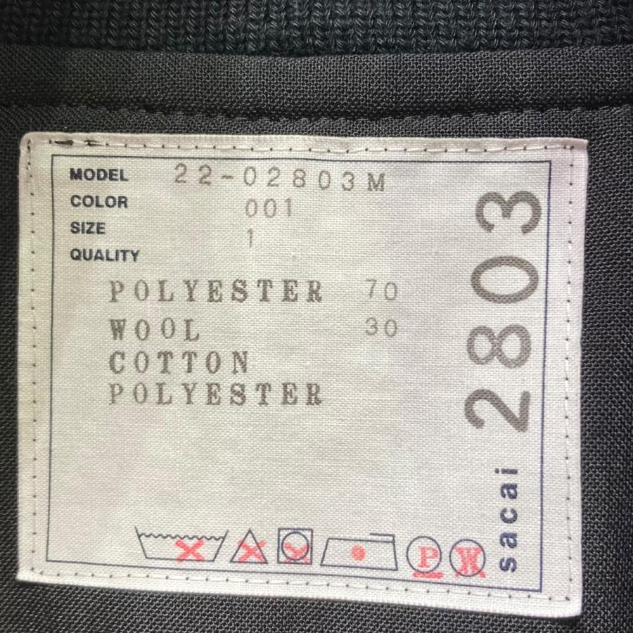 sacai 【値下げ】sacai 22AW ジップアップジャケット 22-02803M