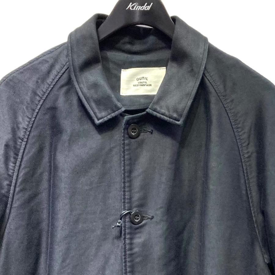 ウティ OUTIL 20SS MANTEAU UZES コート OU-T021MO ブラック サイズ：1 