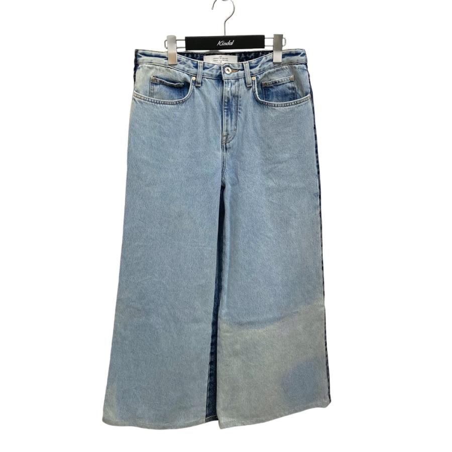 H&M 【値下げ】H＆M×rokh ツートーンバギーデニム デニムパンツ 