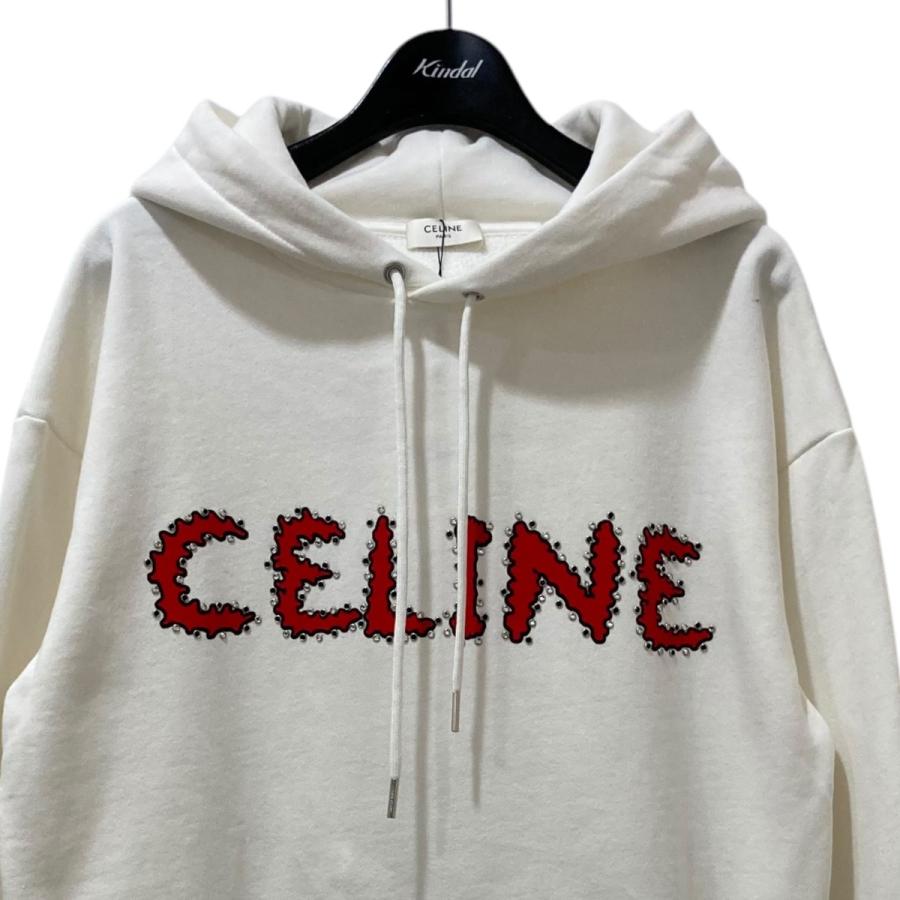 CELINE セリーヌ フーデッドパーカー 2Y88B670Q ホワイト サイズ CELINE セリーヌ フーデッドパーカー 2Y88B670Q ホワイト サイズ