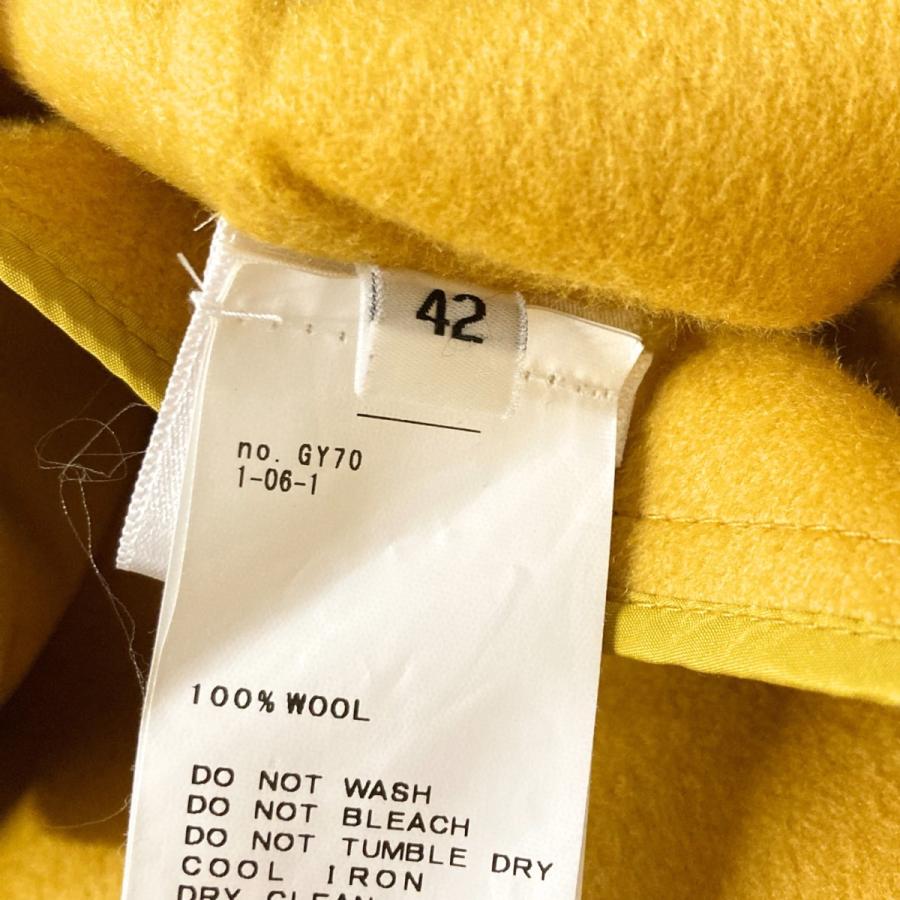 【新品・未使用】ALMA ROSA COAT★ロングコート　イエロー　42 値下げ】ALMA ROSA 22AW ロングコート 22020250001030 イエロー サイズ