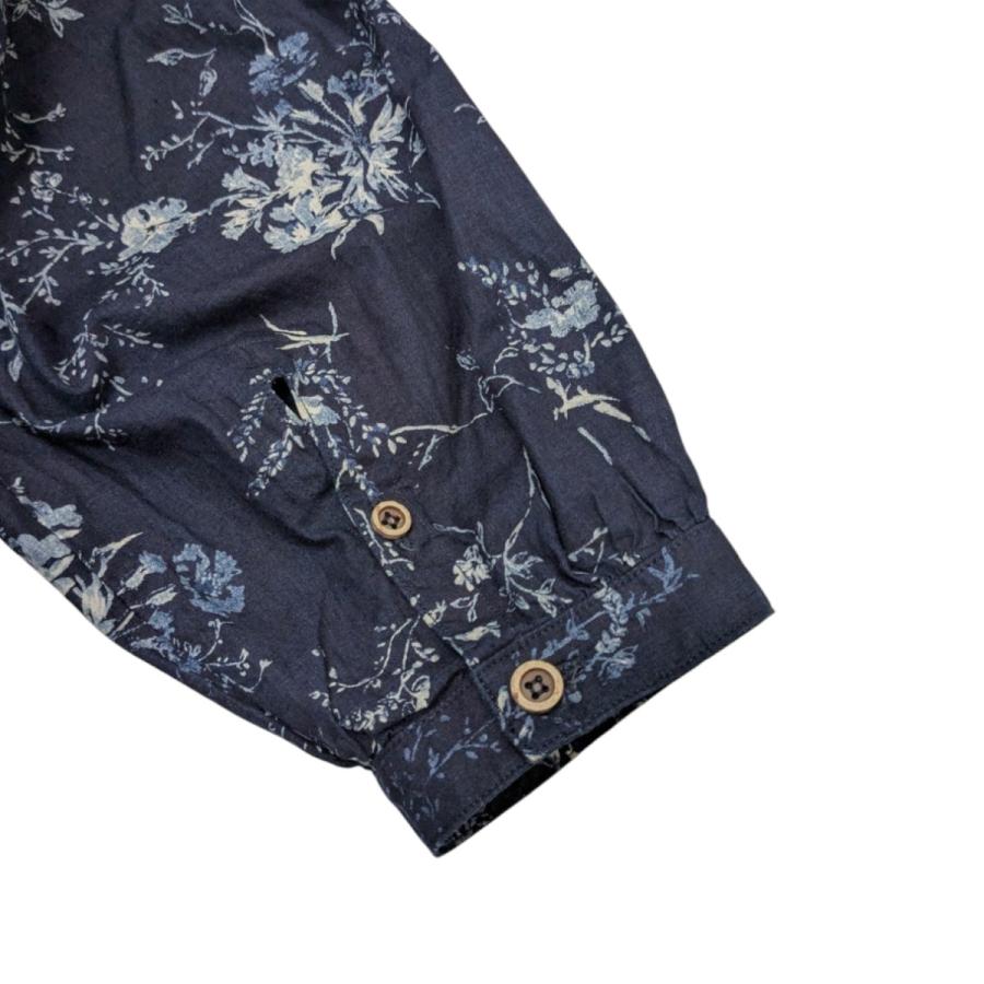 極美品　45rパトアシュタペット青花プリントワンピース 45rパトアシュタペット青花プリントワンピース