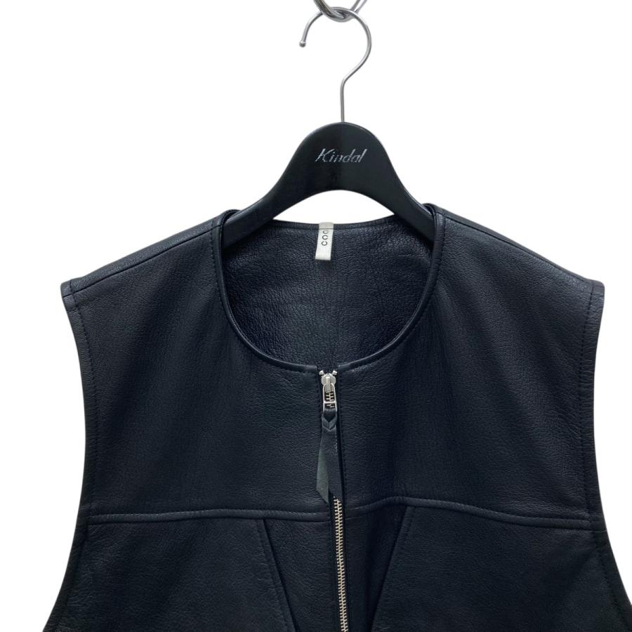 cece シーシーユー CCU HUNTING VEST レザーベスト V-07-C-GOAT