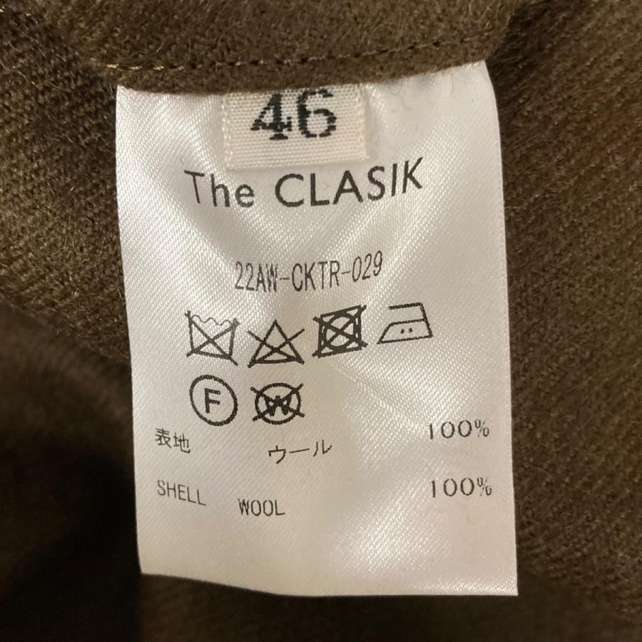 タグ付き THE CLASIK ザ クラシック バック ベルト スラックス The CLASIK ザ・クラシック BACK BELT TROUSER ウールスラックス