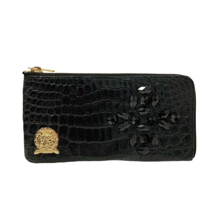 admj クロコダイル　ウォレット　スワロフスキー　A.D.M.J 長財布 admj クロコダイル ウォレット スワロフスキー A.D.M.J 長財布