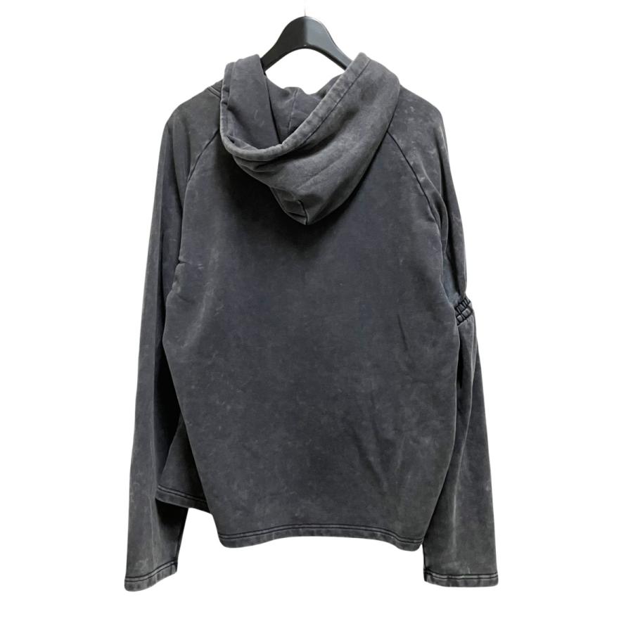 シュウマン SYUMAN． Wave gather Acid Hoodie ジップパーカー 25ss 