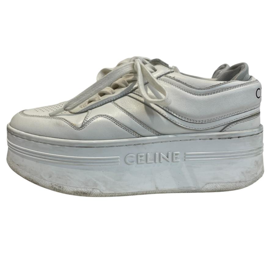 CELINE 厚底スニーカー 37サイズ CELINE スニーカー 37 厚底 ブロックスニーカー レディース (正規品
