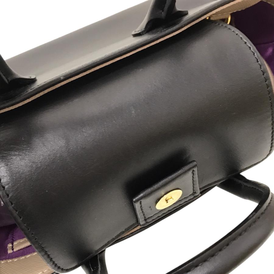 【値下げ】A．D．M．J． クリスタルガラス装飾マイクロミニトートバッグ 18WS01008 ブラック (フレスポ東大阪店)の画像