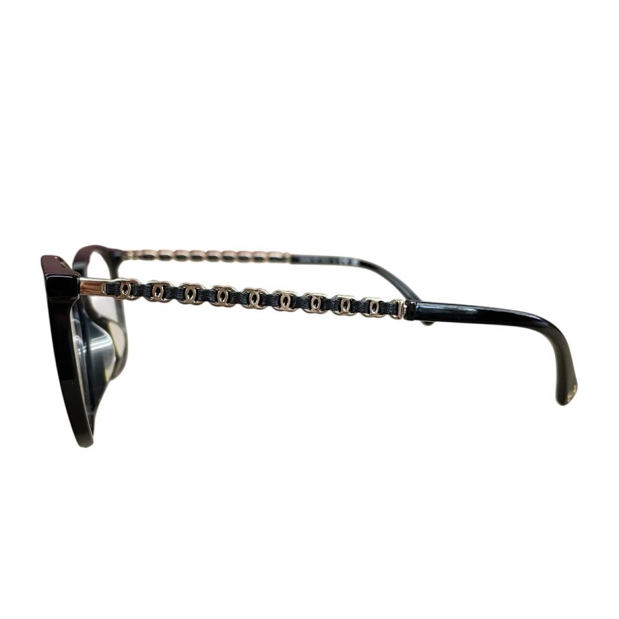 シャネル 伊達メガネ ★未使用に近い★ CHANEL シャネル メガネ 伊達メガネ 眼鏡フレーム 3230-A C.1337